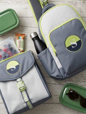 Thirty-One Sporty Sling Backpack & Thermal Bag Set - Monogram "S"